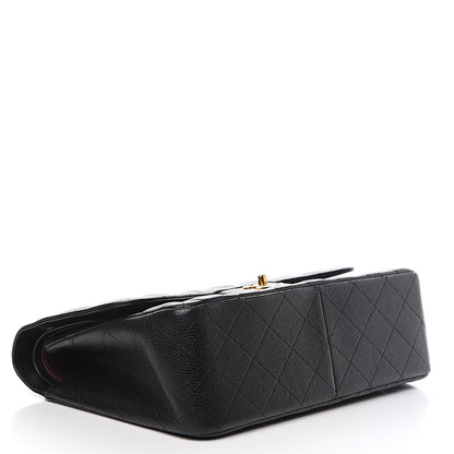 Chanel Caviar Quilted Jumbo Double Flap Black 3 of 16
