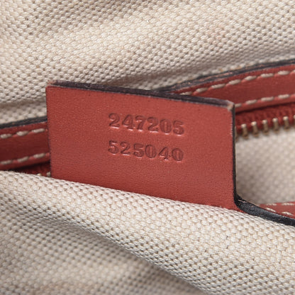 Gucci Monogram Medium Vintage Web Boston Pink 8 of 25