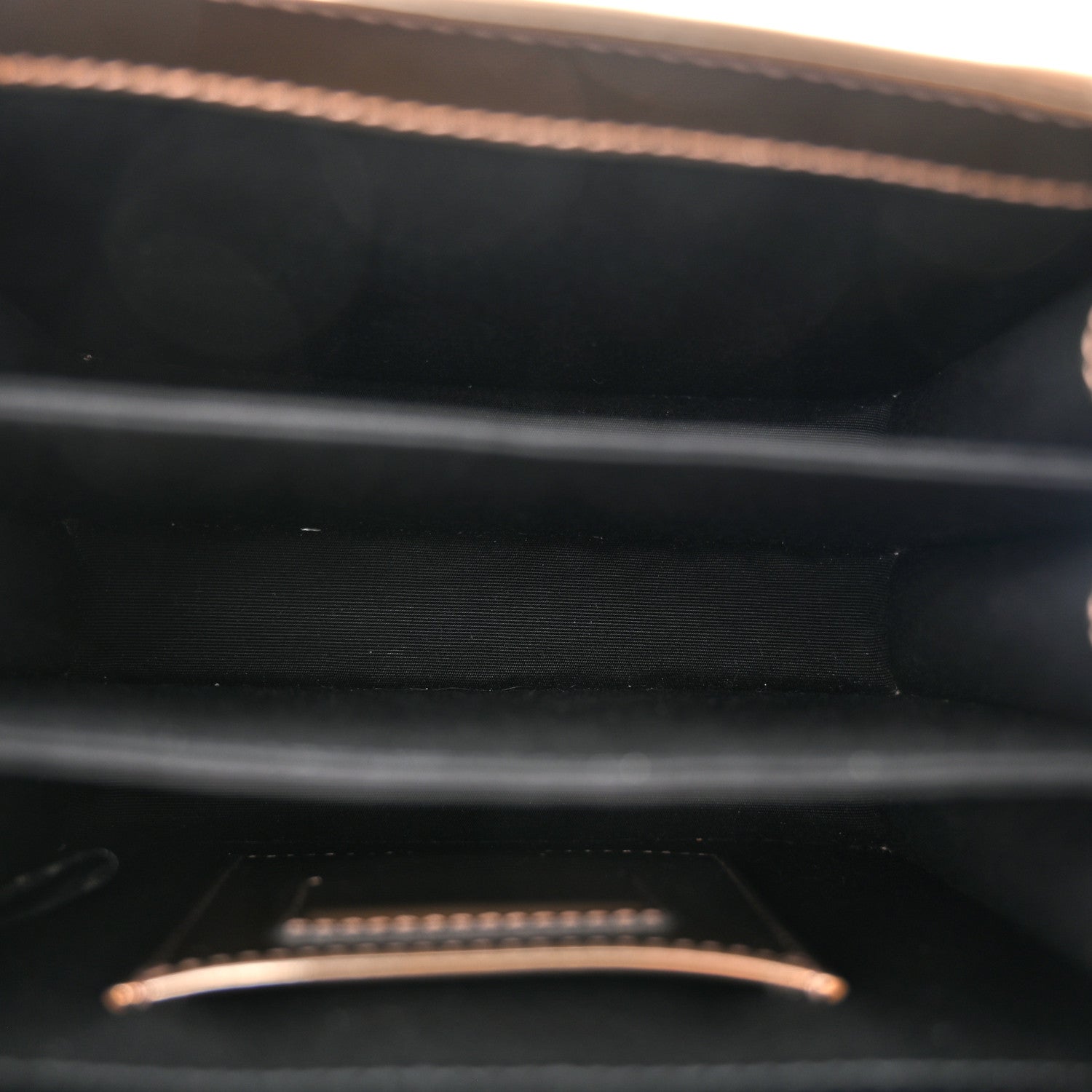 Bulgari Metallic Calfskin Serpenti Forever Top Handle Bronze 6 of 10