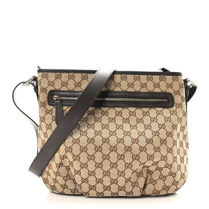 Gucci Monogram Messenger Bag Dark Brown 1 of 10