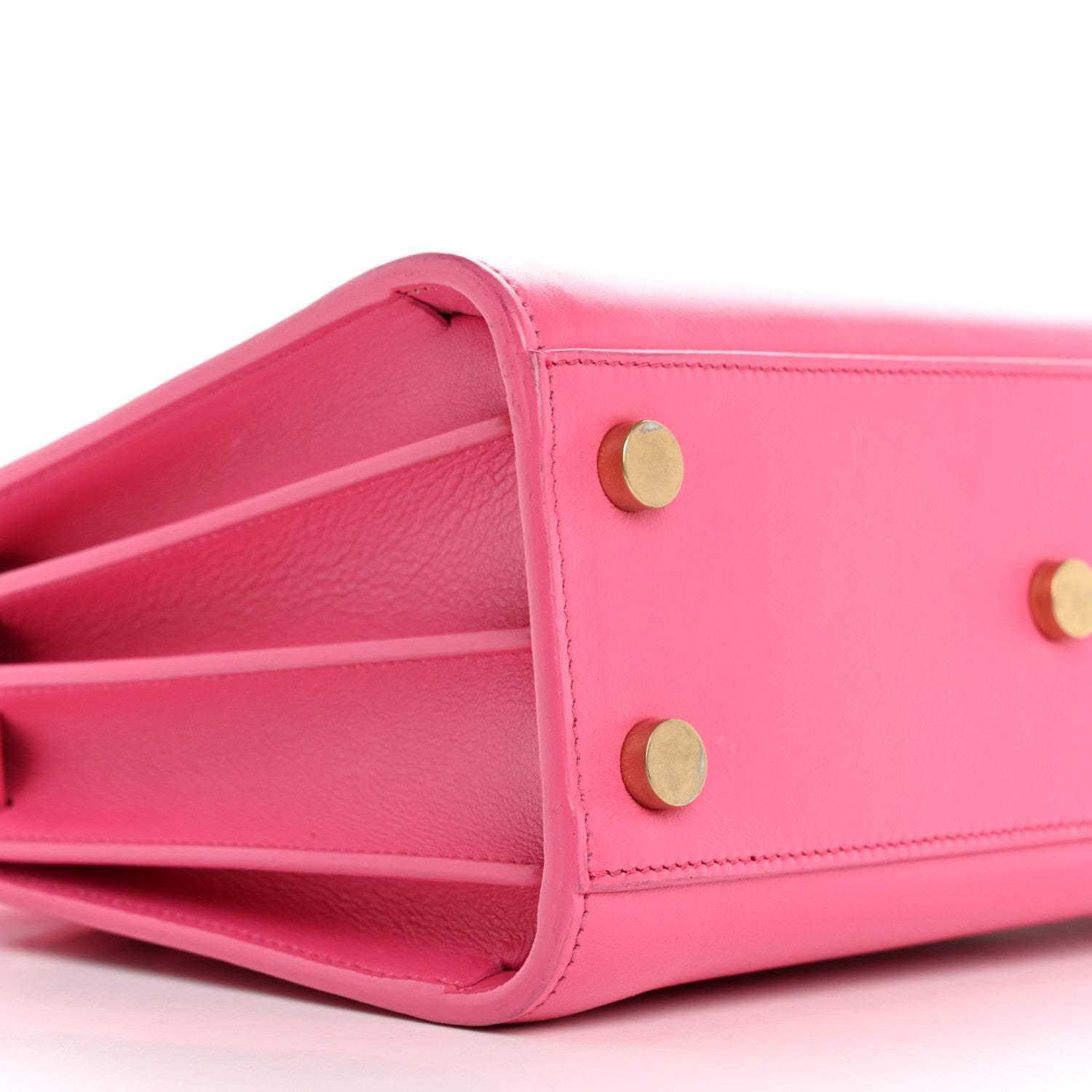 Saint Laurent Calfskin Nano Sac De Jour Lipstick Fuchsia 9 of 16