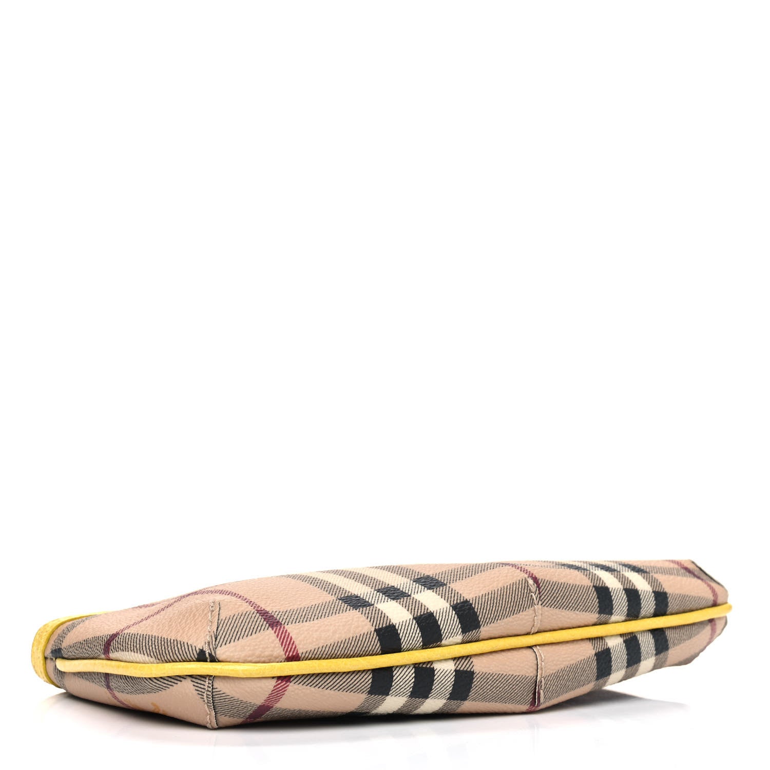 Burberry Haymarket Check Clara Pochette Yellow 3 of 4