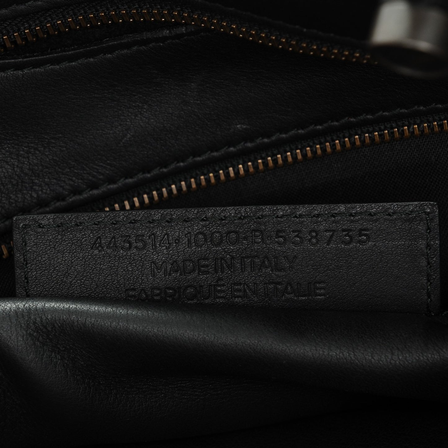 Veau Soyeux Perforated Blackout Hardware City Black