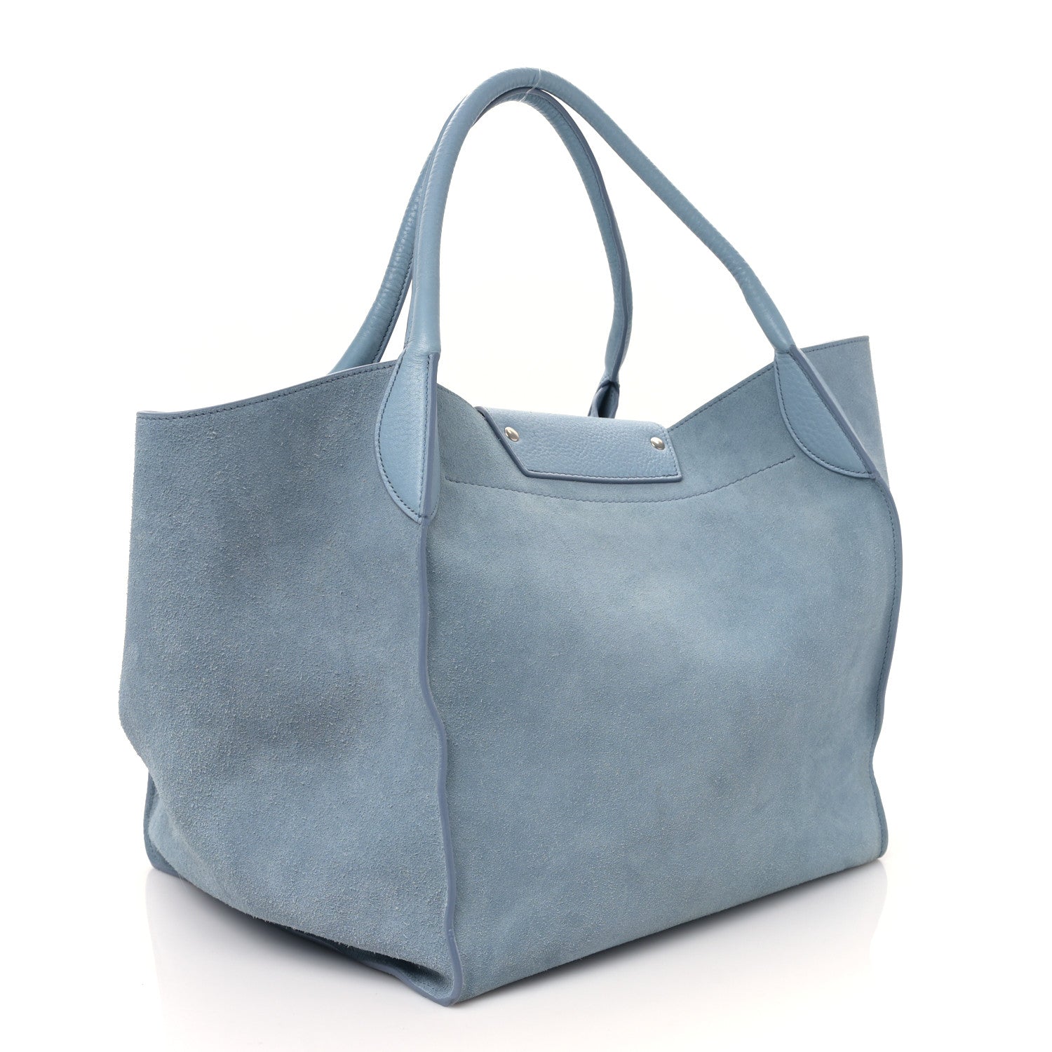 Celine Suede Supple Grained Calfskin Medium Big Bag Medium Blue 3 of 8