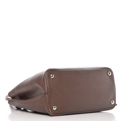 Prada Vitello Daino Small Double Bag Bruciato Rame 5 of 18