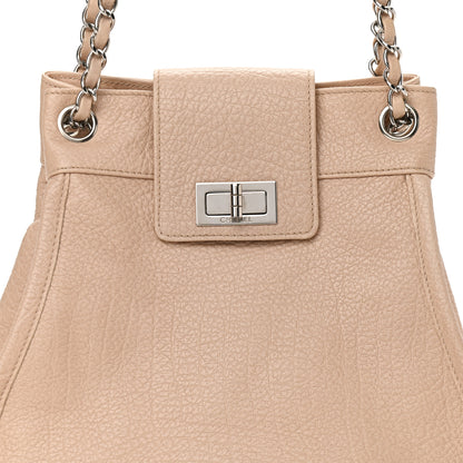 Chanel Calfskin Mademoiselle Shoulder Bag Beige 7 of 10