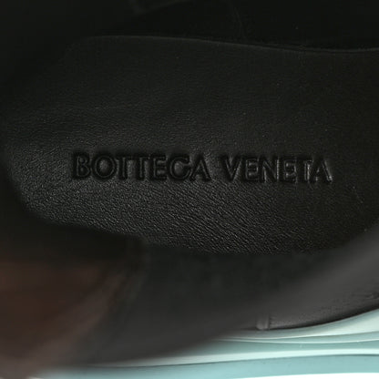 Bottega Veneta Calfskin The Tire Chelsea Boots 37.5 Black Pale Blue 6 of 7