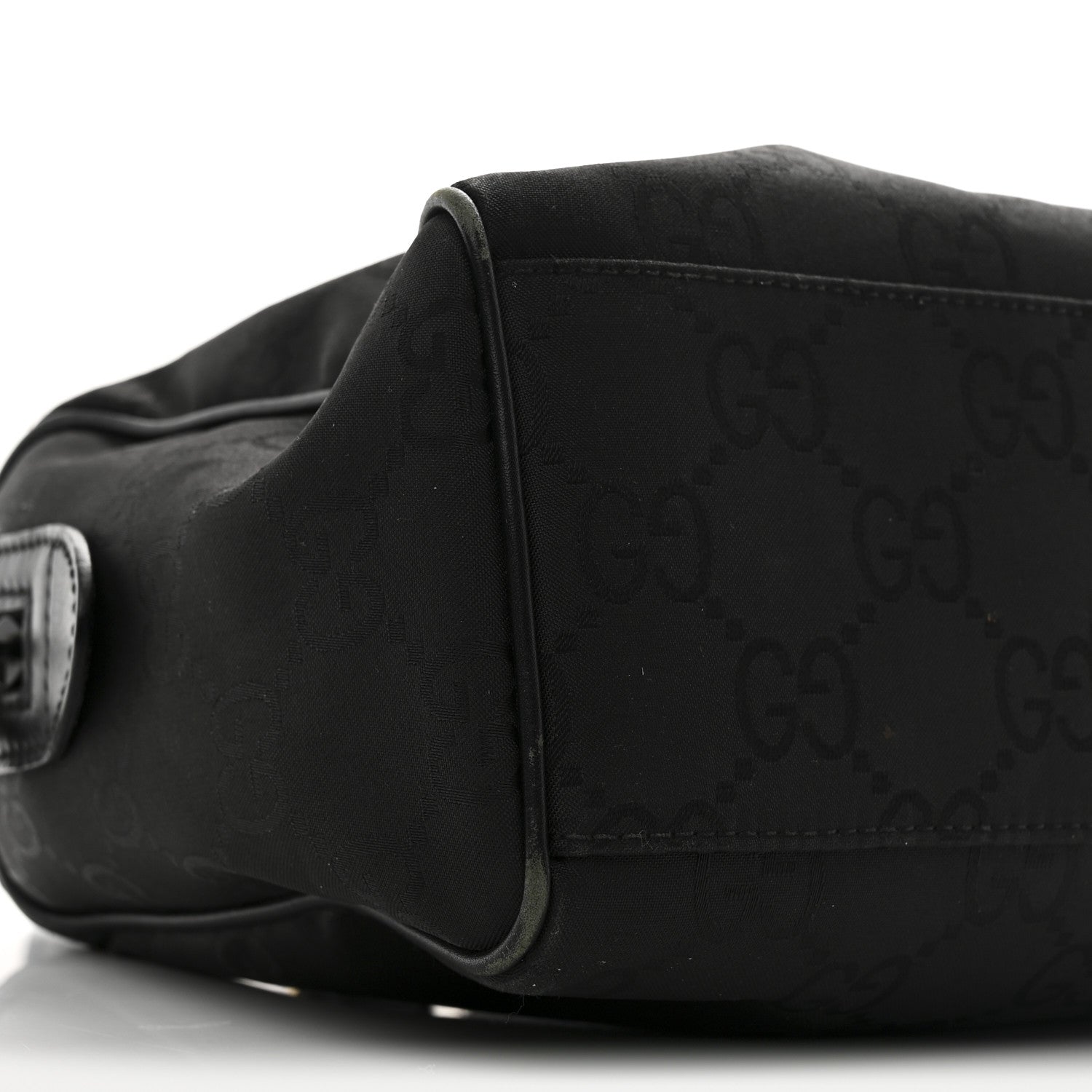 Gucci Nylon Monogram Small Boston Black 9 of 12