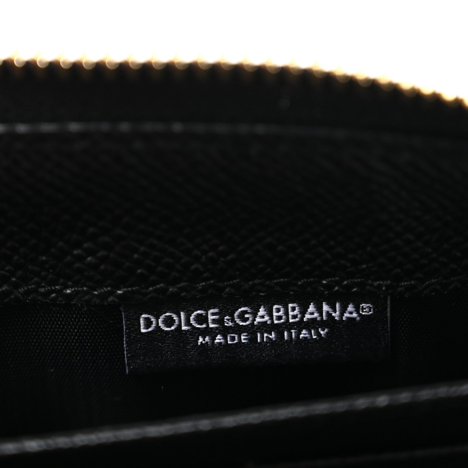 Dolce & Gabbana Dauphine Daisy Print Zip Around Wallet Black