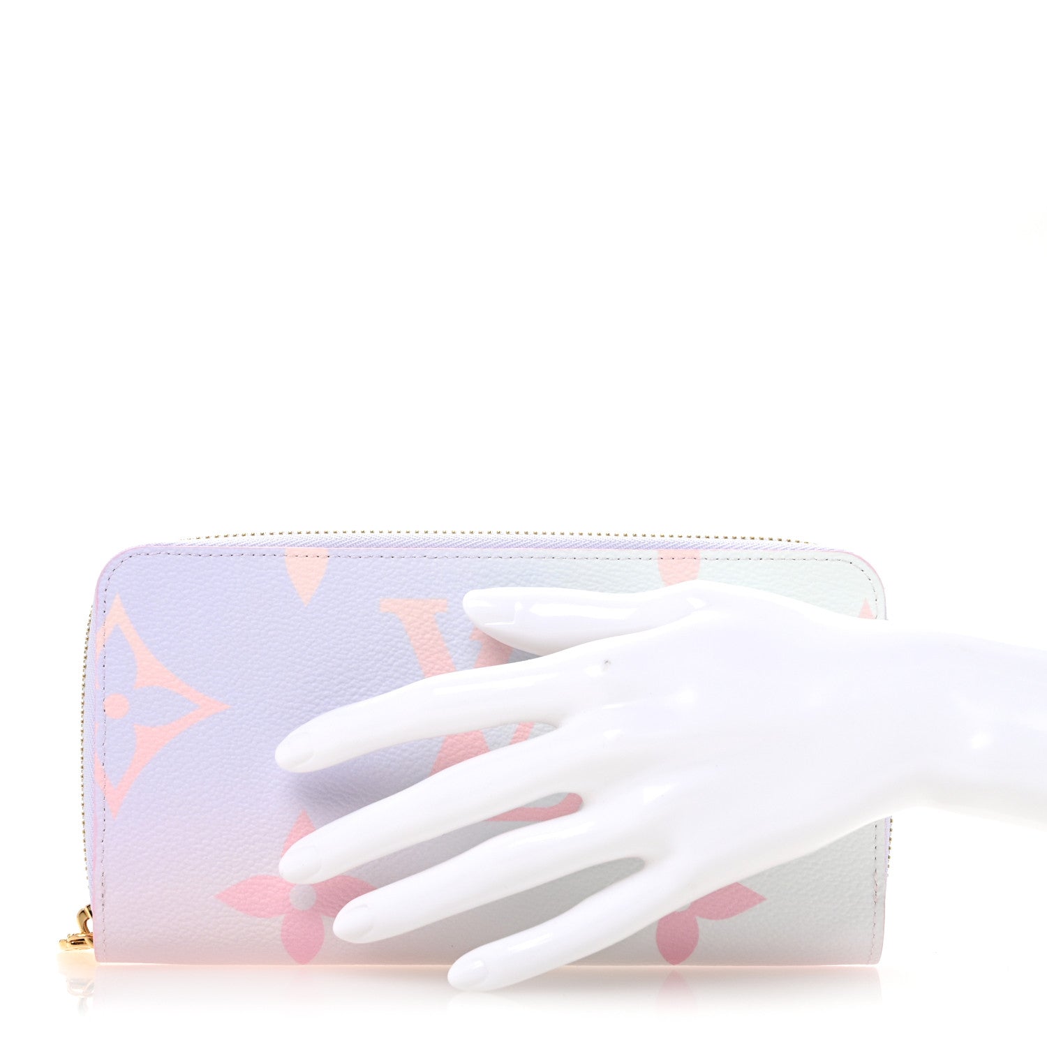 Louis Vuitton Monogram Giant Spring In The City Zippy Wallet Sunrise Pastel 2 of 7