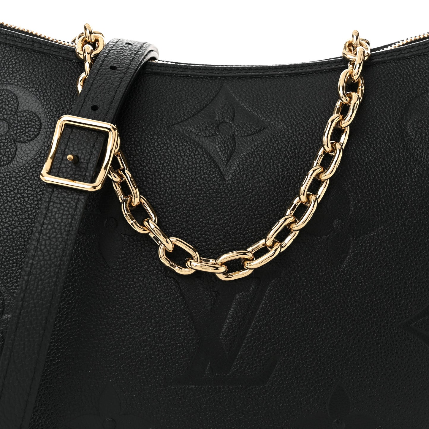 Empreinte Monogram Giant Loop Hobo Black