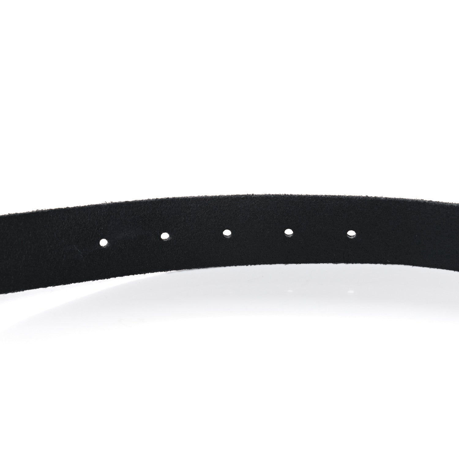 Gucci Cuoio Toscano Nickel Double G 30mm Belt 95 38 Black 4 of 5