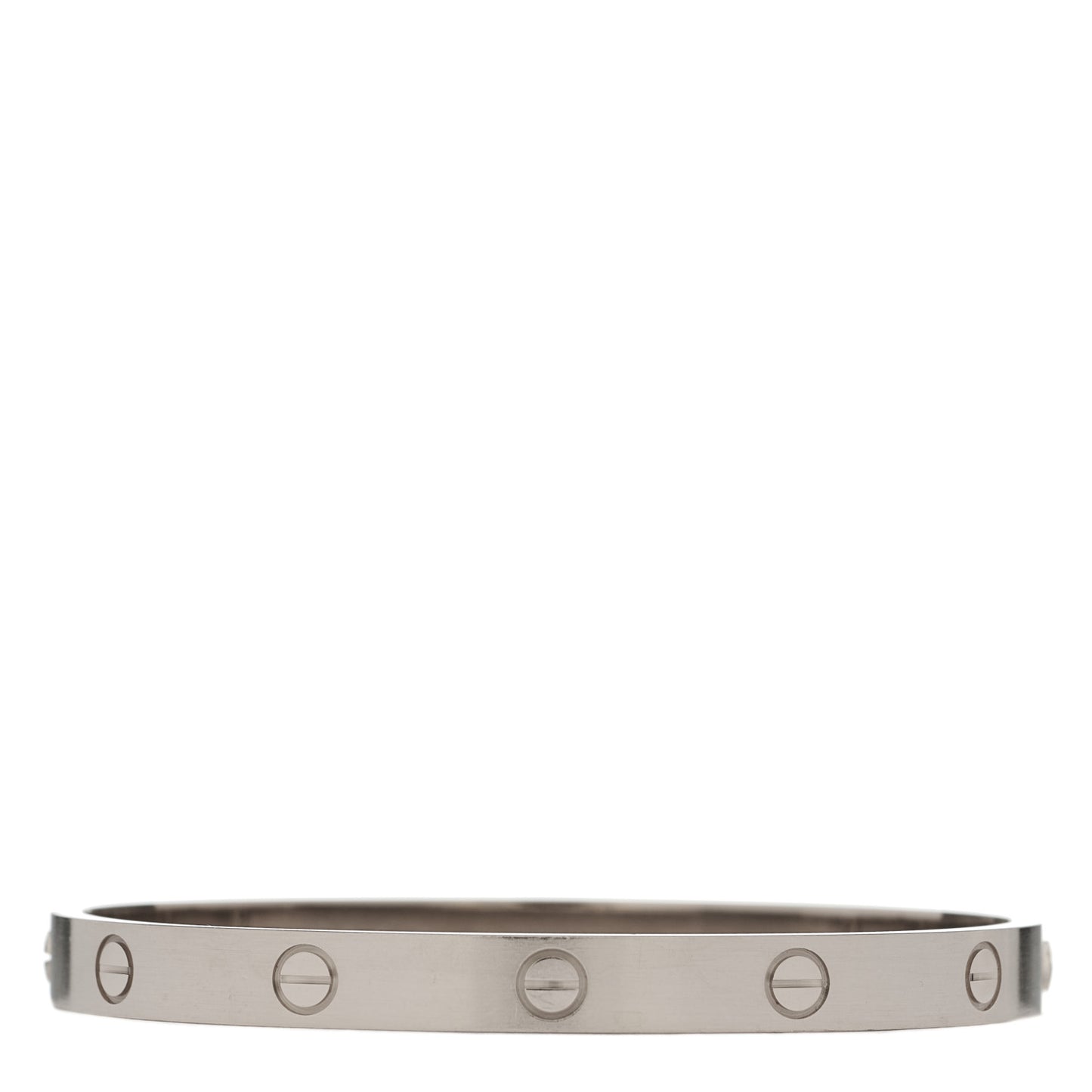 18K White Gold LOVE Bracelet 18