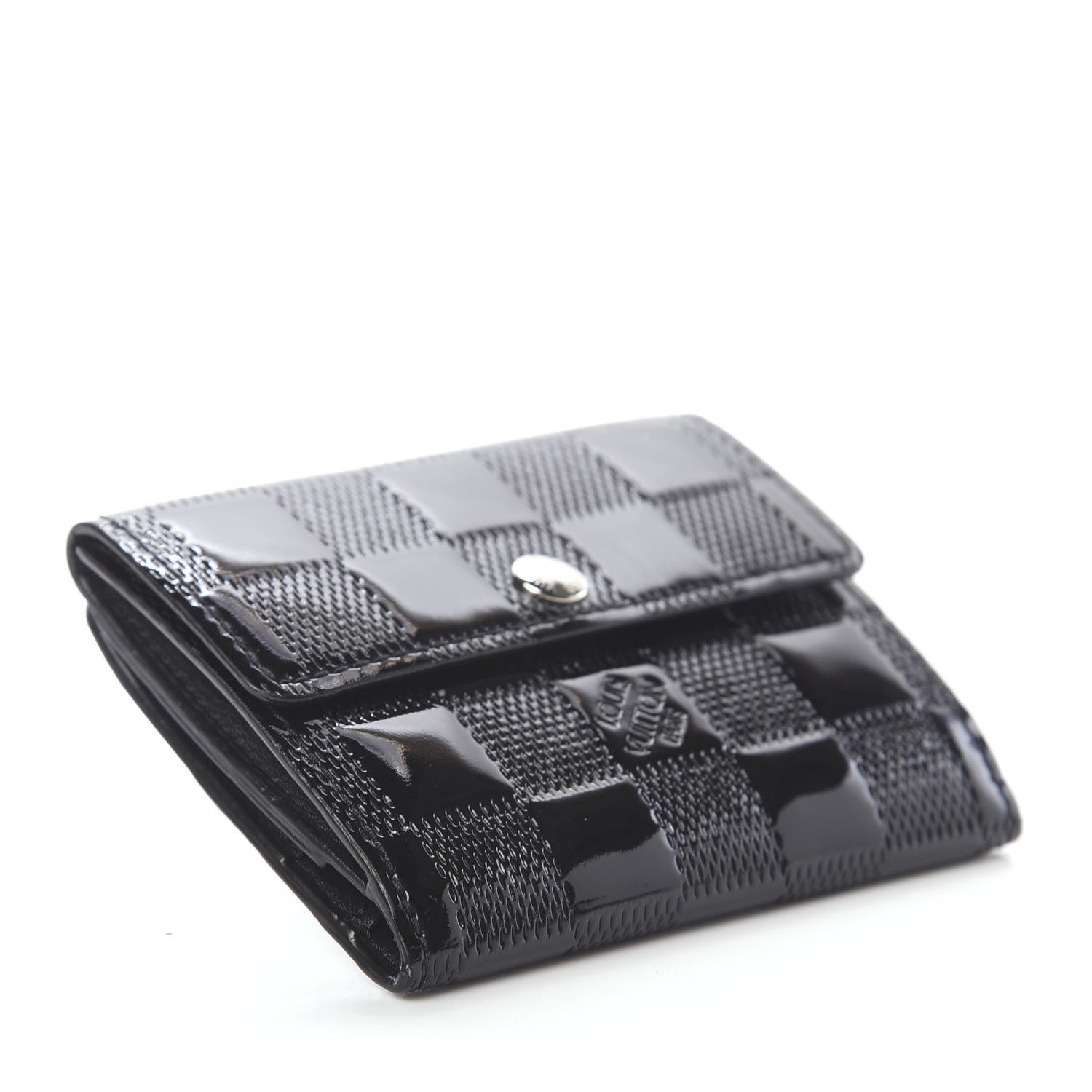 Louis Vuitton Damier Vernis Ludlow Wallet Black 3 of 5