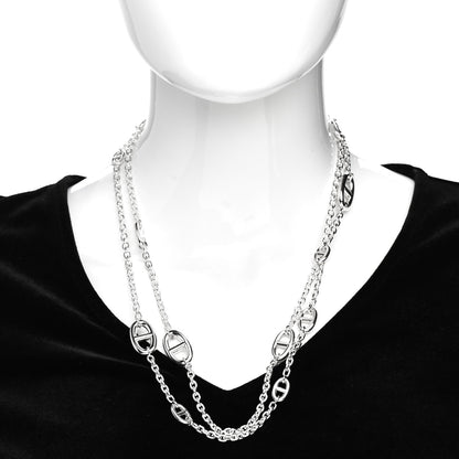 Hermes Sterling Silver Farandole Necklace 120 2 of 5