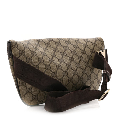 Gucci GG Supreme Monogram Belt Bag Dark Brown 3 of 10
