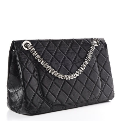 Chanel Aged Calfskin Quilted Mobile Art 2.55 Reissue Flap 228 Black 3 of 10