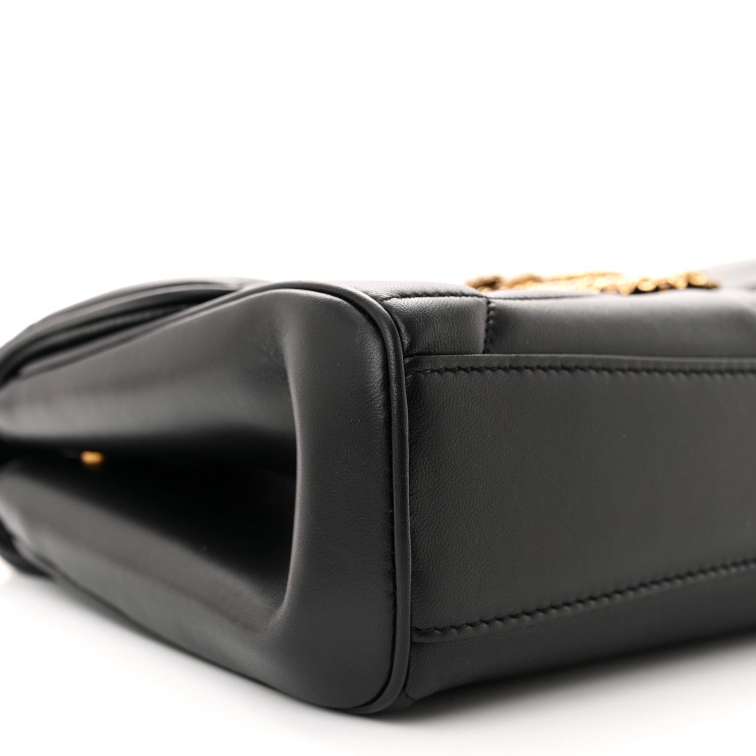 Dolce & Gabbana Nappa Quilted Devotion Bag Black 8 of 10