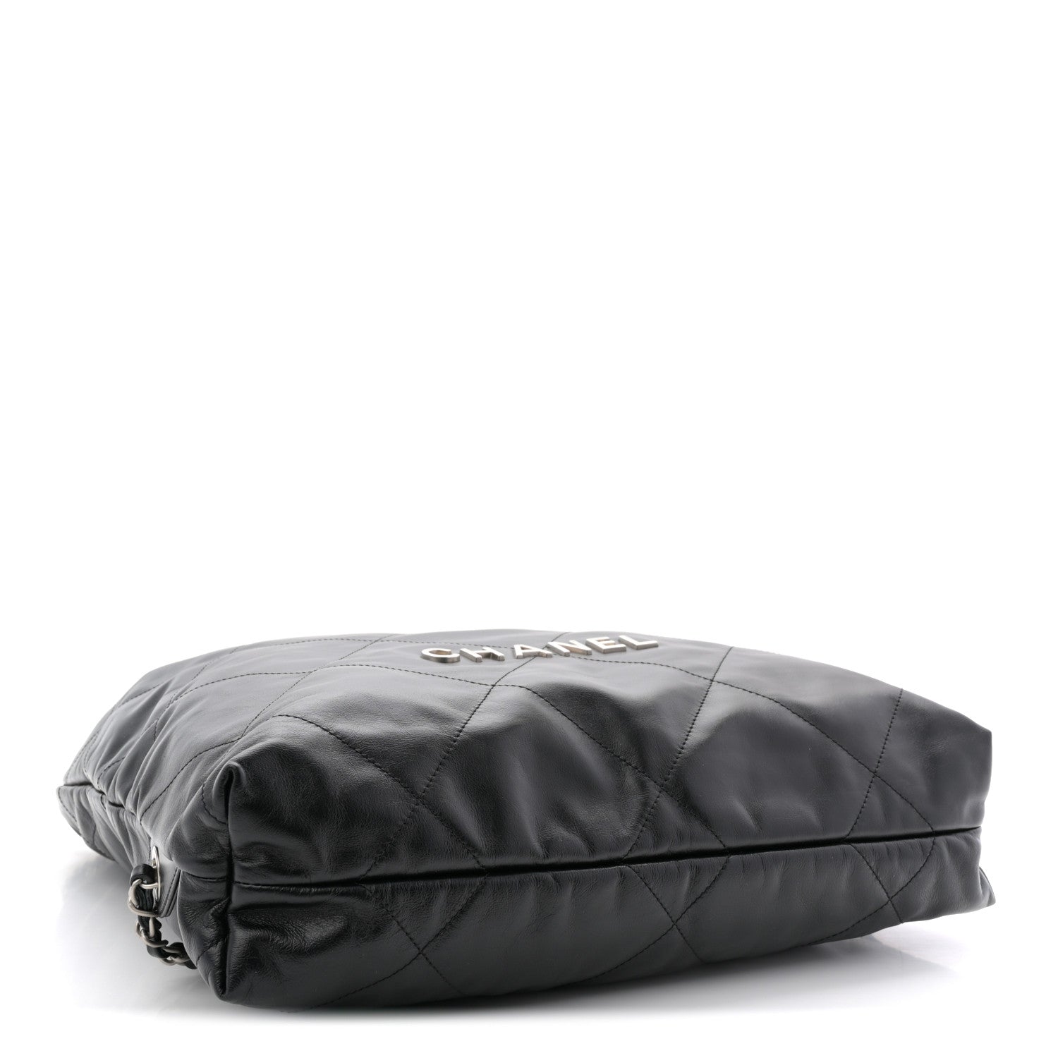 Chanel Shiny Calfskin Quilted Chanel 22 Backpack Black 4 of 10