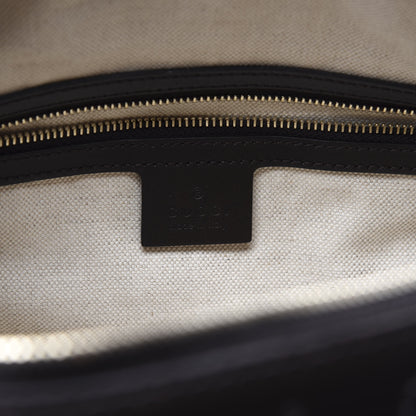 Gucci Monogram Vintage Web Medium Boston Dark Brown 7 of 10