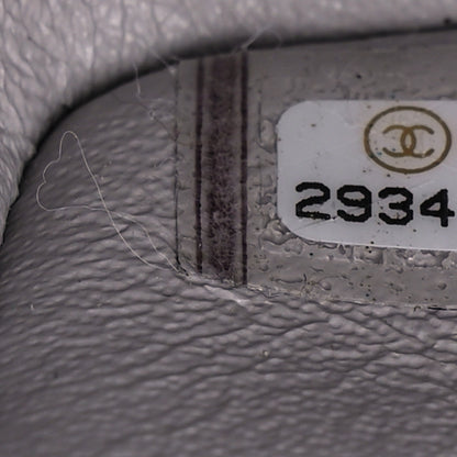 Chanel Lambskin Quilted Mini Rectangular Flap Grey 7 of 9