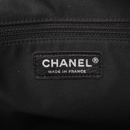 Chanel Tweed Lambskin Large Girl Bag Multicolor Black 6 of 7