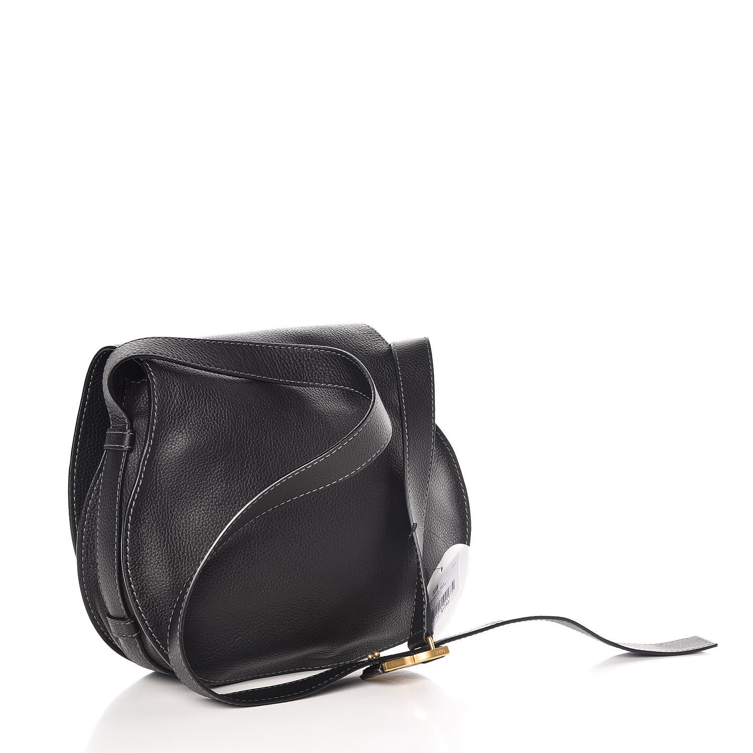 Chloe Calfskin Medium Marcie Round Crossbody Bag Black 3 of 9