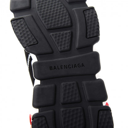 Balenciaga Neoprene Knit Allover Logo Bi-Color Sole Mens Speed Sneakers 42 Black White 9 of 10
