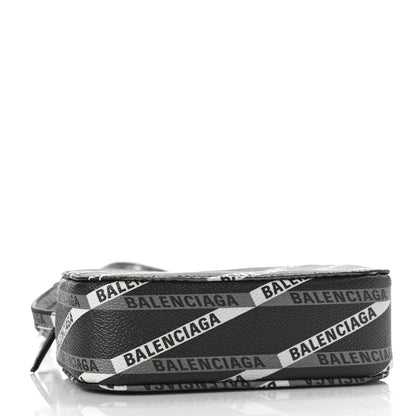 Balenciaga Coated Canvas Losange Monogram XS Camera Bag Black Grey 4 of 8
