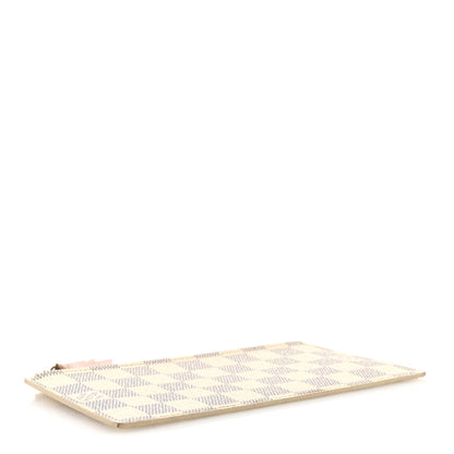 Louis Vuitton Damier Azur Felicie Chain Wallet Zippered Insert Rose Ballerine 4 of 7
