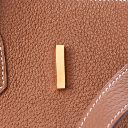 Hermes Togo JPG Shoulder Birkin II 42 Gold 18 of 35