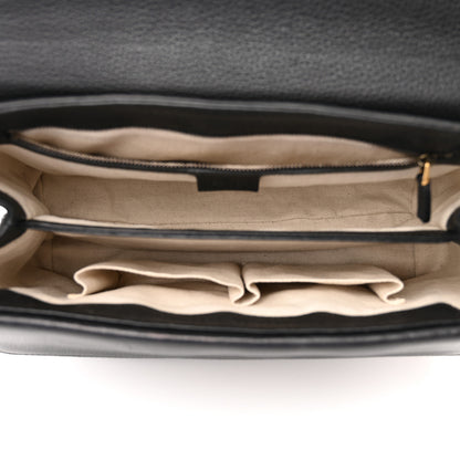 Gucci Cellarius Calfskin GG Marmont Shoulder Bag Black 5 of 12