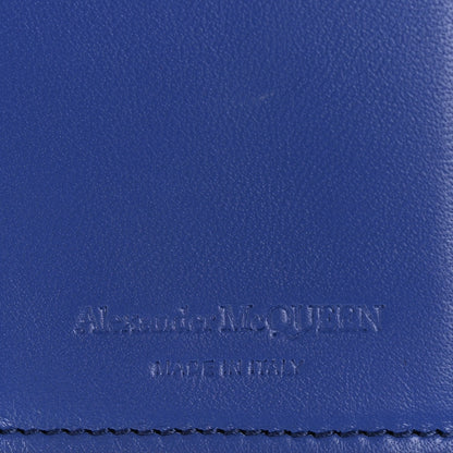 Alexander McQueen Calfskin Skull Continental Wallet Blue 7 of 10