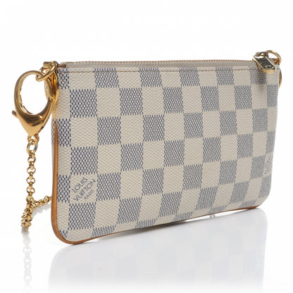 Louis Vuitton Damier Azur Pochette Milla MM 3 of 7