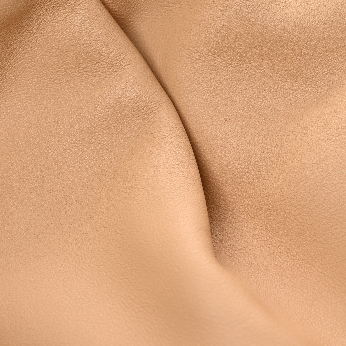 Smooth Butter Calf The Pouch Oversized Clutch Almond
