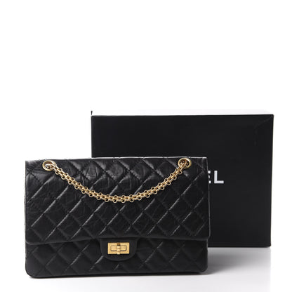 Chanel Aged Calfskin Quilted 2.55 Reissue 226 Flap Black 11 of 11