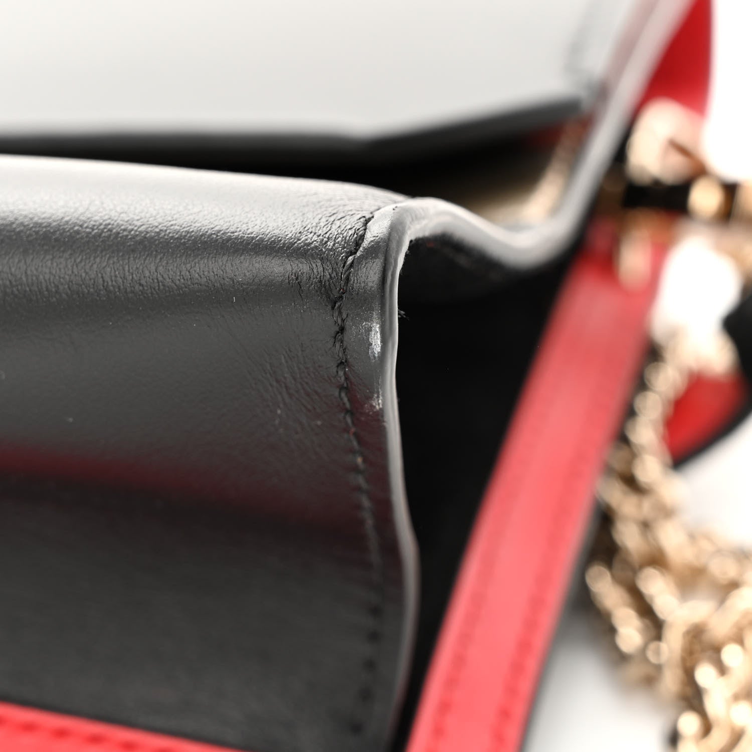 Christian Louboutin Calfskin Loubiblues Paris Clutch Bag Black Multi 14 of 14