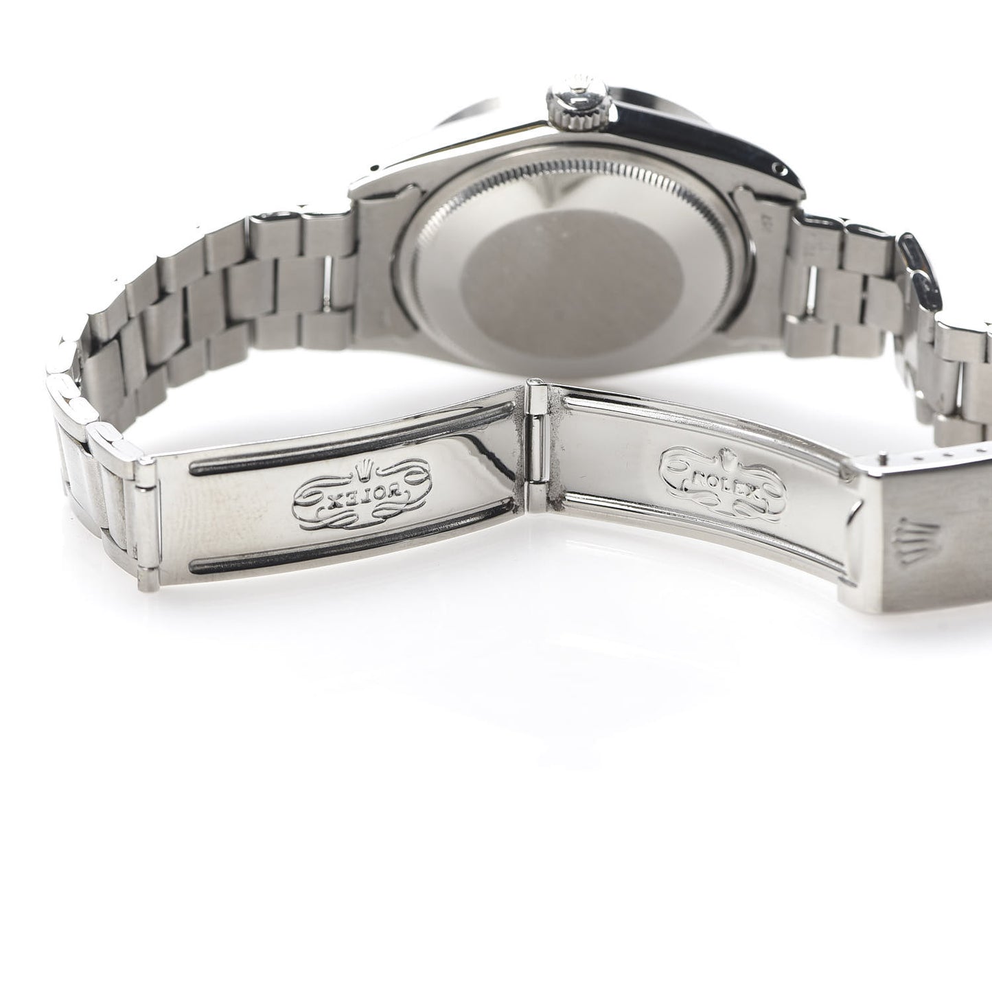 Stainless Steel 34mm Oyster Perpetual Date Watch Brown 1501