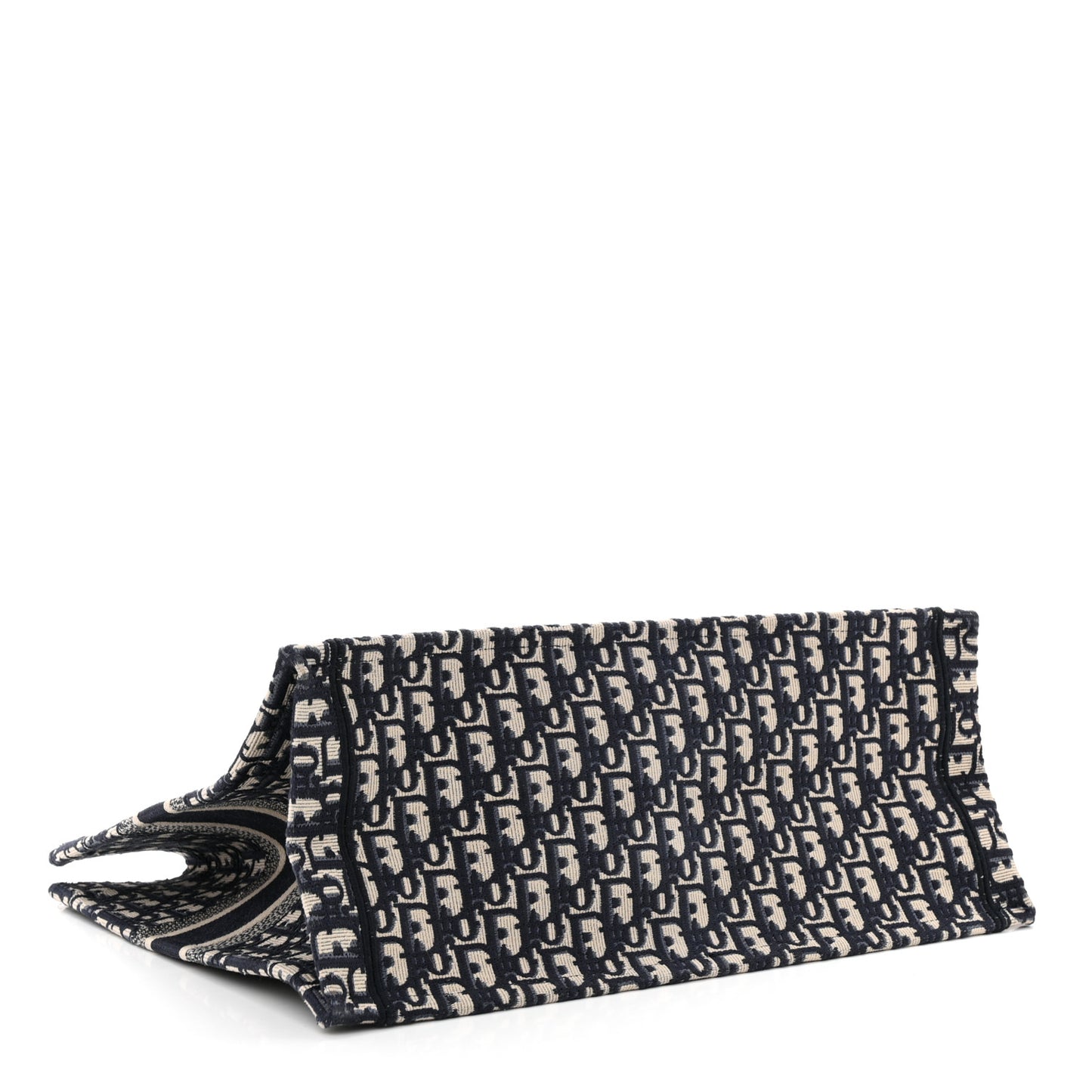 Oblique Large Book Tote Blue Multicolor