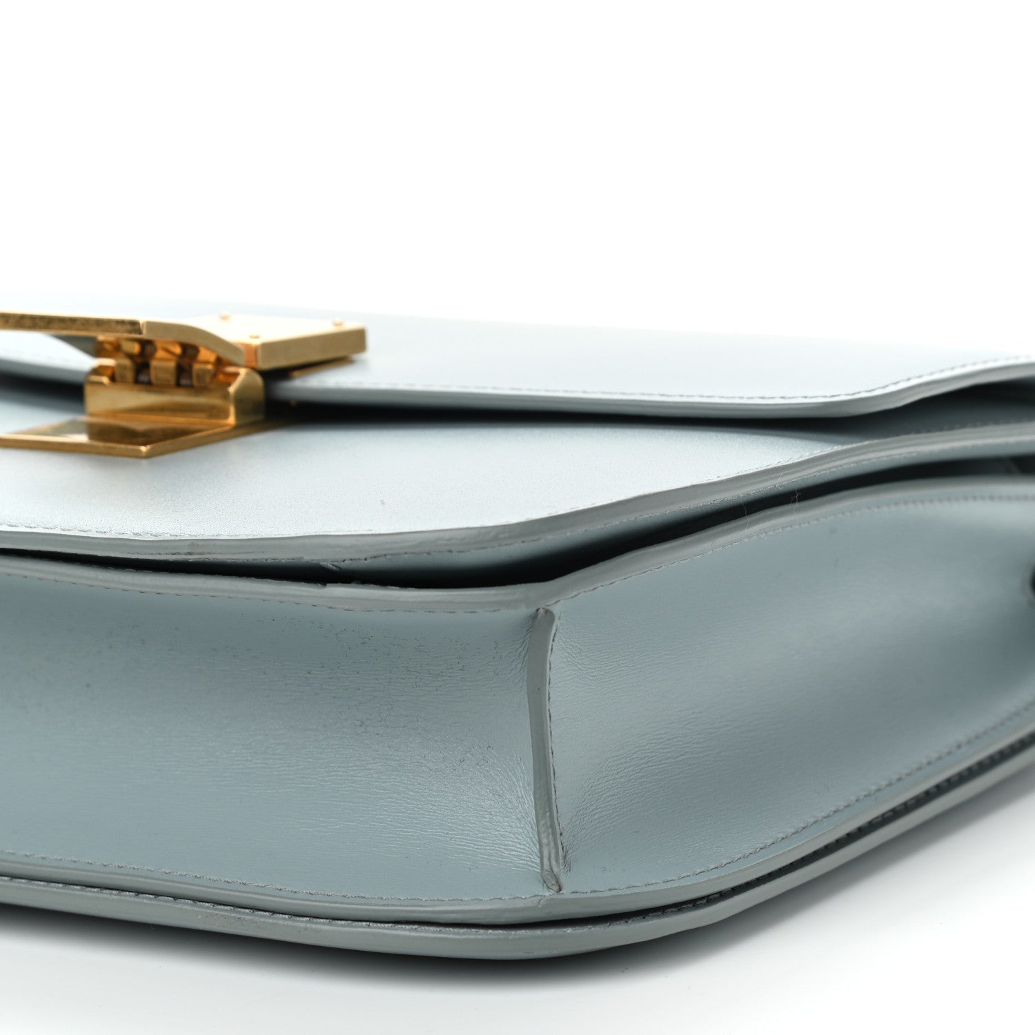 Celine Box Calfskin Medium Classic Box Flap Bag Slate 9 of 9