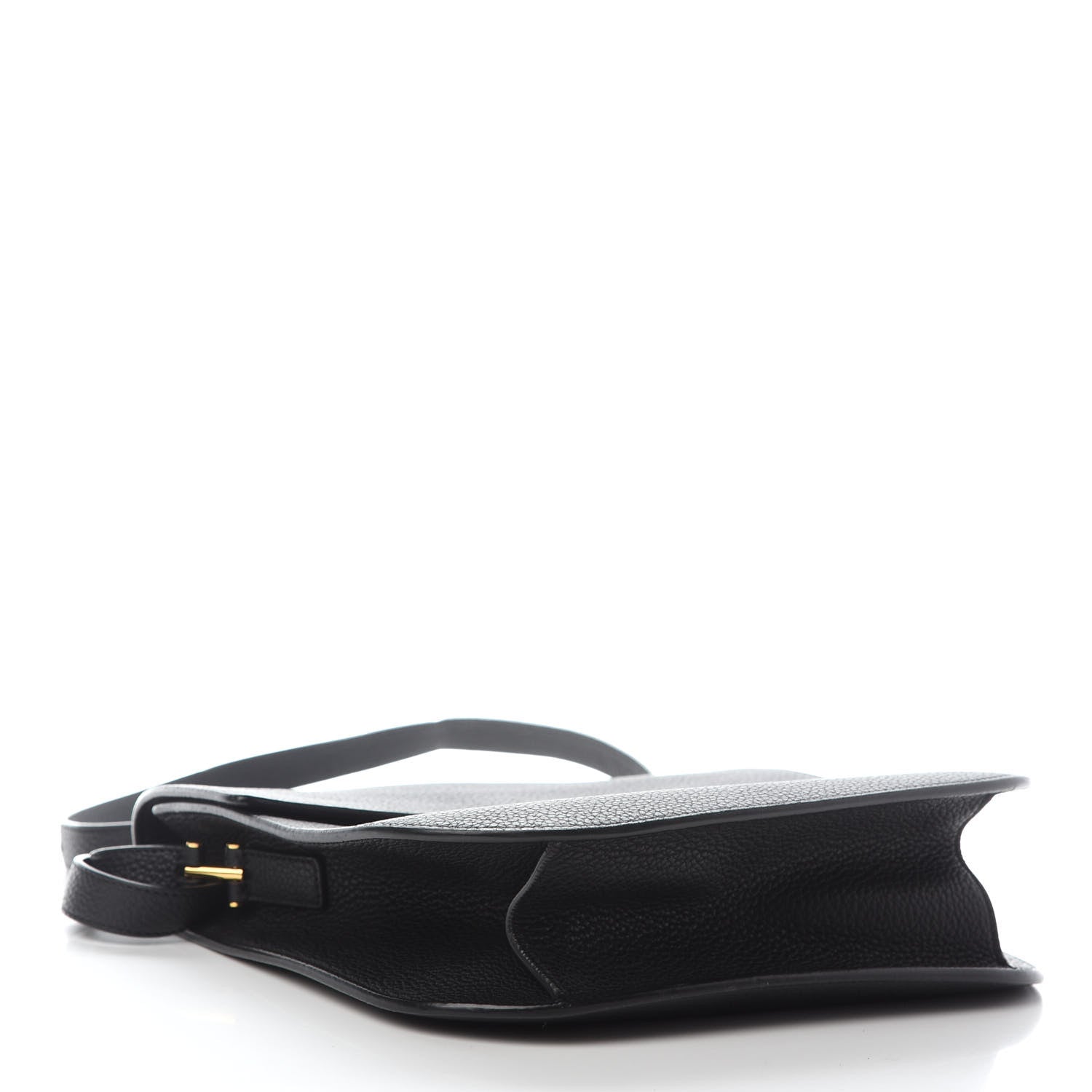 Tom Ford Calfskin Large T Clasp Tara Crossbody Bag Black 3 of 9