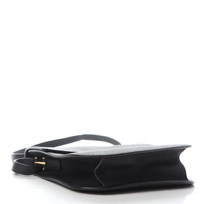 Tom Ford Calfskin Large T Clasp Tara Crossbody Bag Black 3 of 9