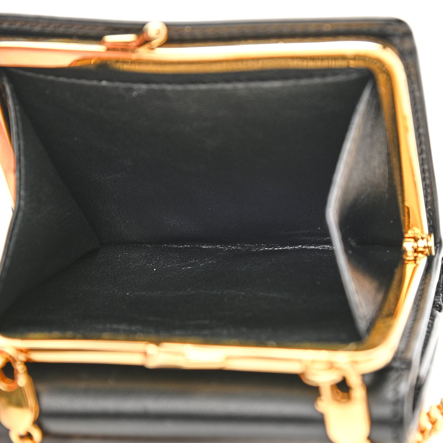 Saint Laurent Smooth Calfskin Monogram Rider Belt Bag Black 5 of 11
