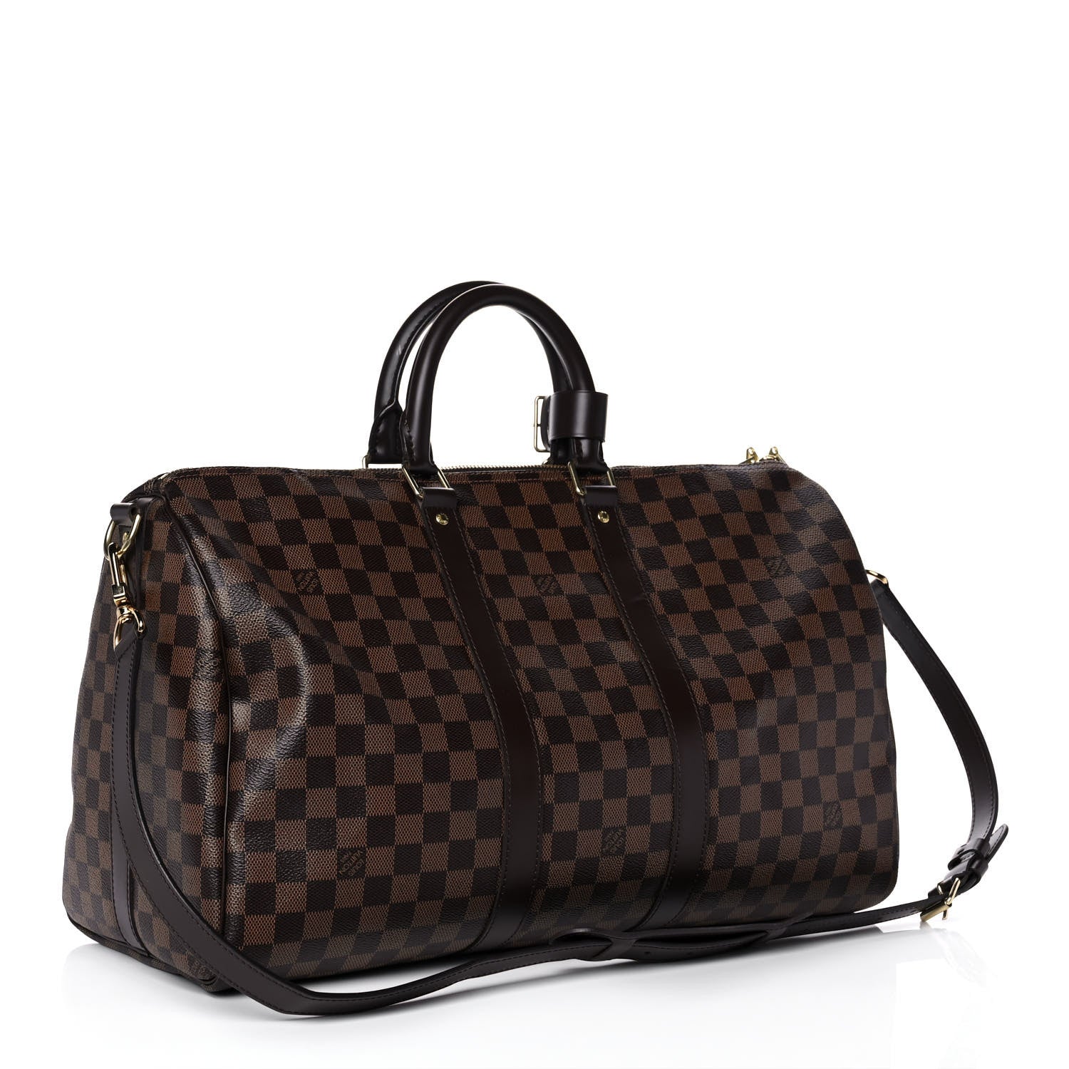 Louis Vuitton Damier Ebene Keepall Bandouliere 45 3 of 15
