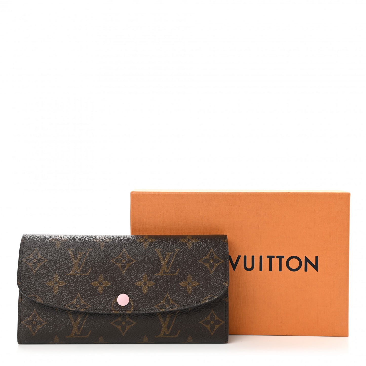 Monogram Emilie Wallet Rose Ballerine