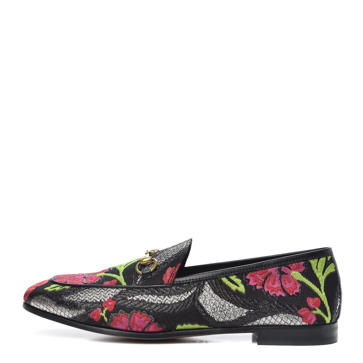 Floral Jacquard Horsebit Womens Jordaan Loafers 39.5 Multi