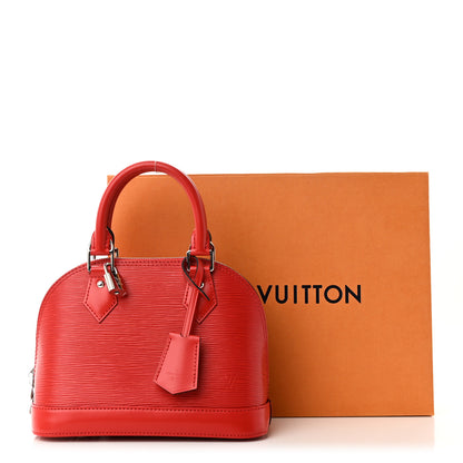 Louis Vuitton Epi Alma BB Coquelicot 11 of 11