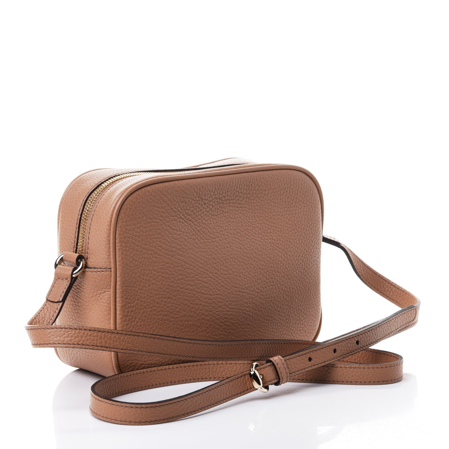 Gucci Pebbled Calfskin Small Soho Disco Bag Rose Beige 2 of 4