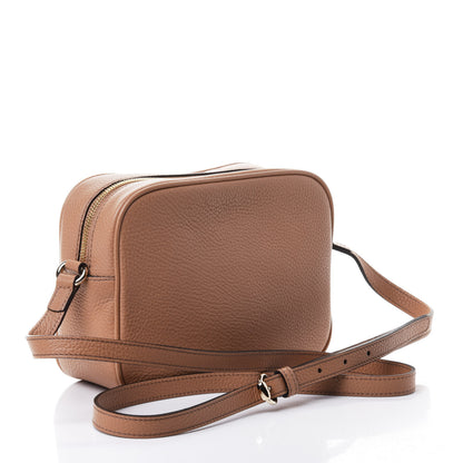 Gucci Pebbled Calfskin Small Soho Disco Bag Rose Beige 2 of 4