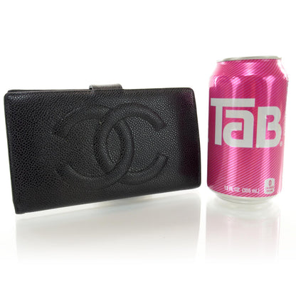 Chanel Caviar CC Wallet Black 2 of 10